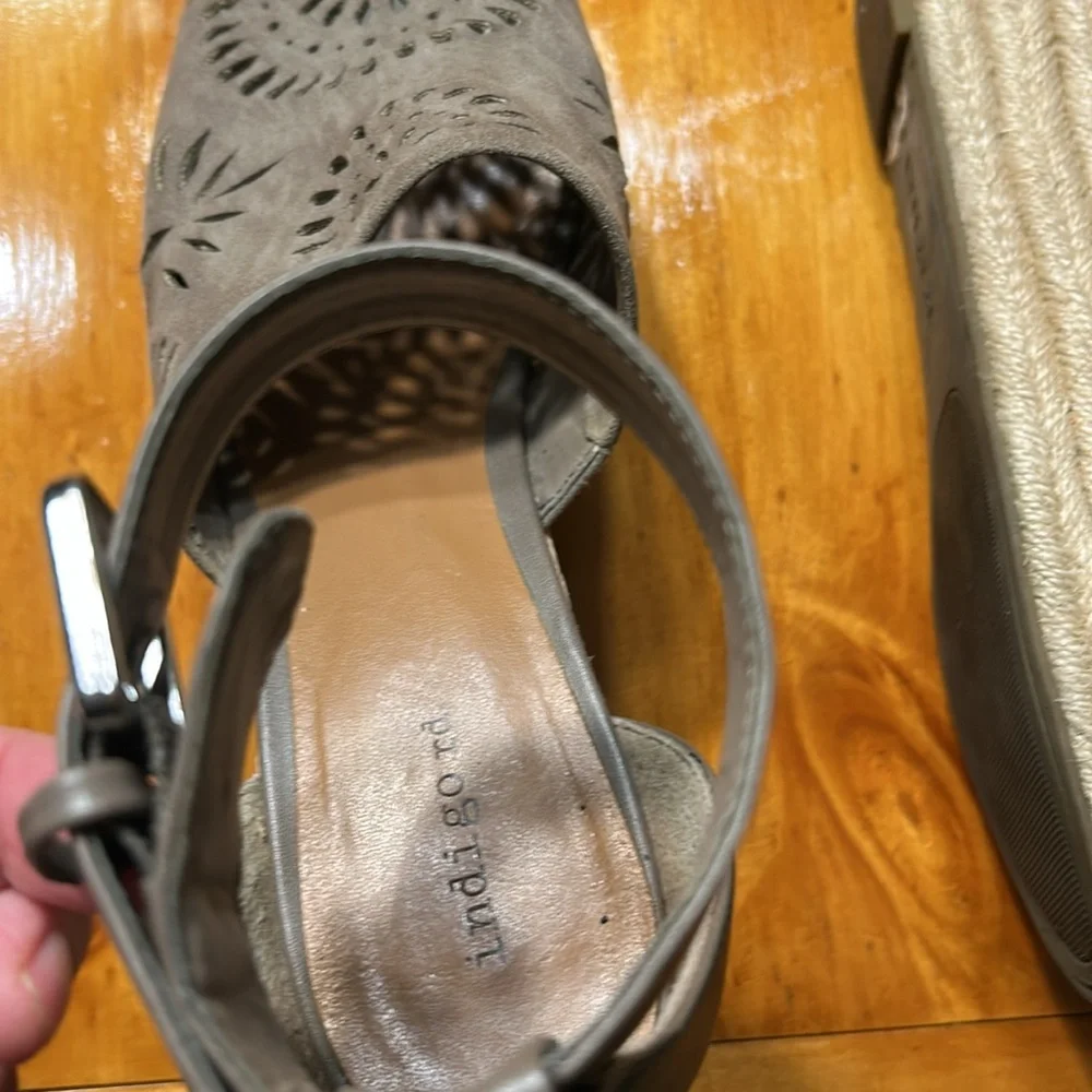 Indigo Rd. Espadrille Wedge‎ Heel Sandals